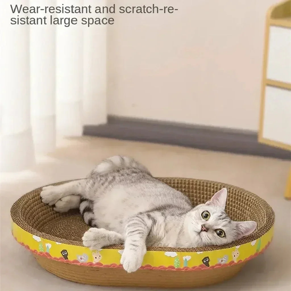 Cat Scratching Board Nest Corrugated Paper Claw Grinding Toy