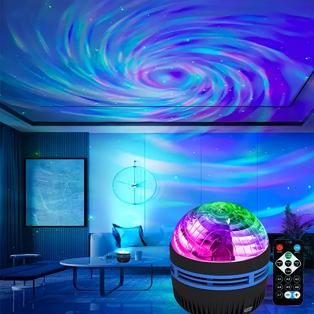 Starry Sky Projector LED Night Light With Remote And 7 Modes For Kids