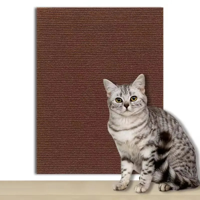 Cat Scratcher Mat Self Adhesive Carpet Scratch Pad Sofa Protector
