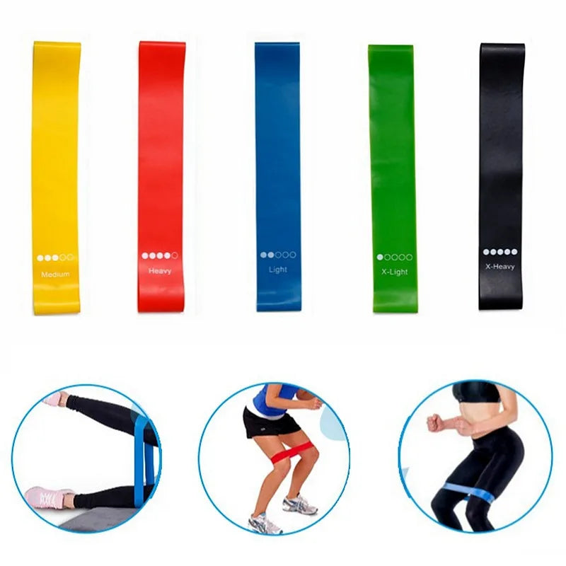 TPE Resistance Bands Set Rubber Loop Bands For Strength Training