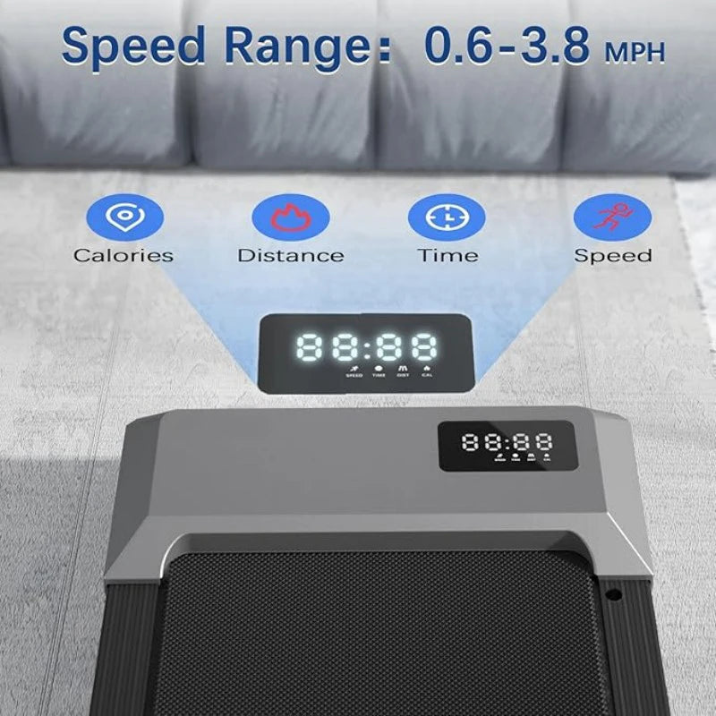 Superun 2-in-1 Home Walking Pad Treadmill - 2.5 HP Compact Home Cardio