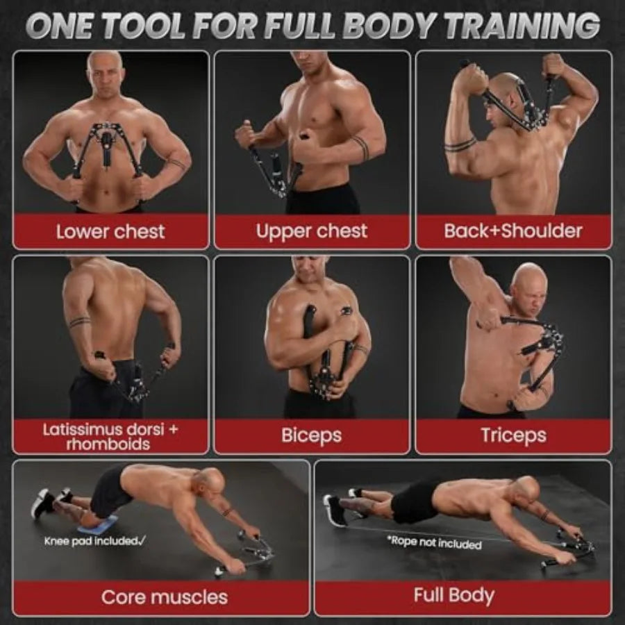 SHXI Twister Arm Trainer 3 In 1 Hydraulic Chest Workout For Gym 22 To 440 Lbs