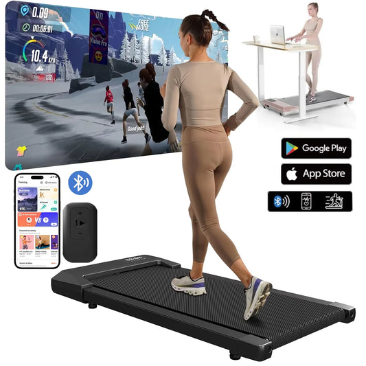 Superun 2-in-1 Home Walking Pad Treadmill - 2.5 HP Compact Home Cardio