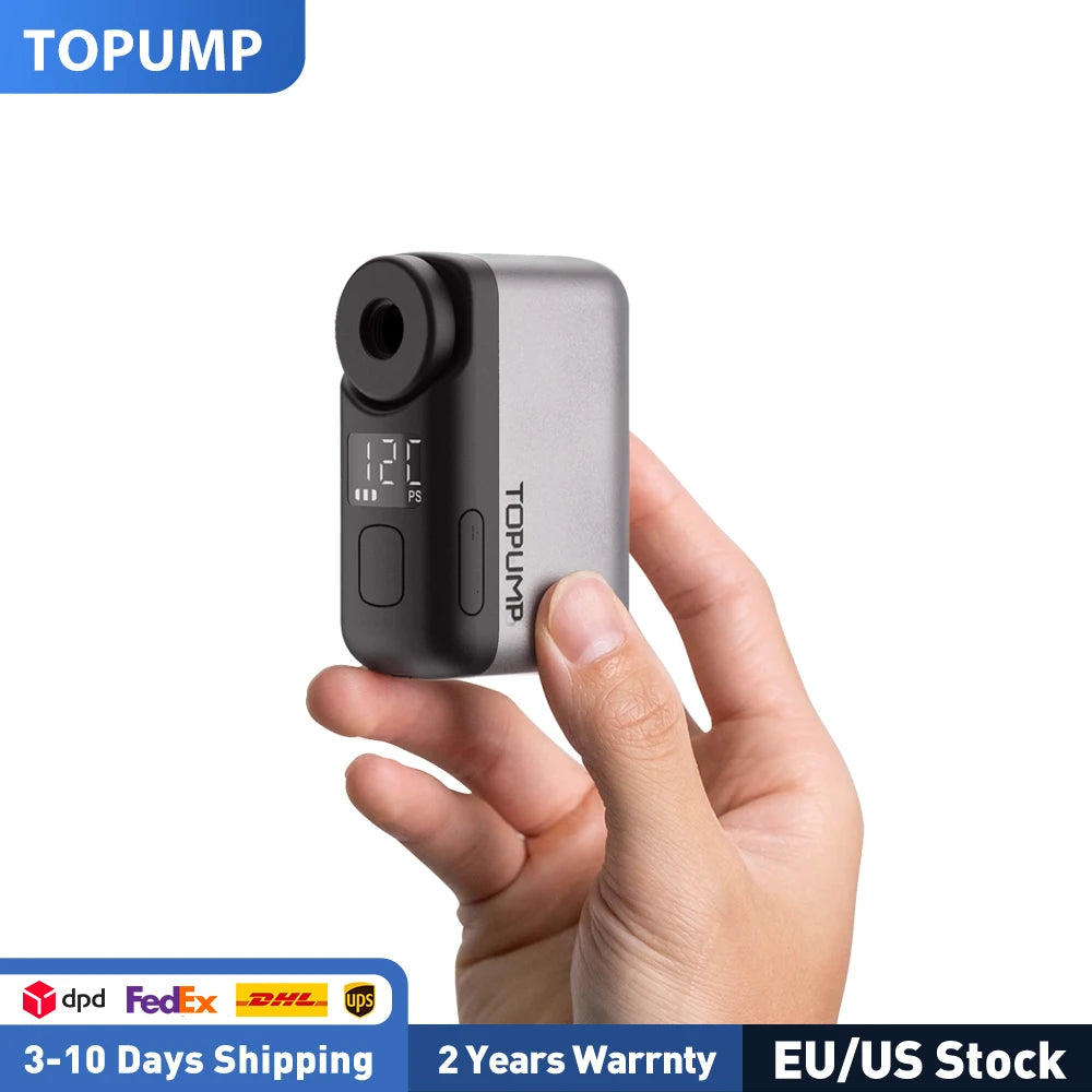 Topump TB2 PRO Cordless Bike Pump For Cyclists With Display 120 PSI