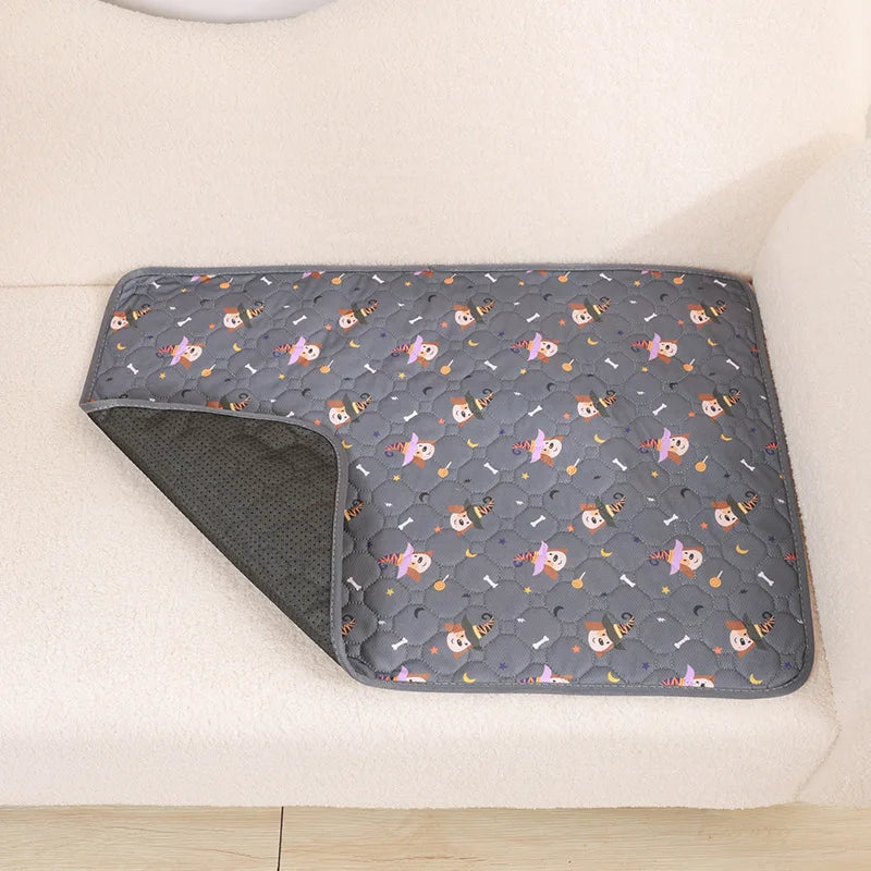 Reusable Dog Pee Pad Blanket Absorbent Washable Training Mat