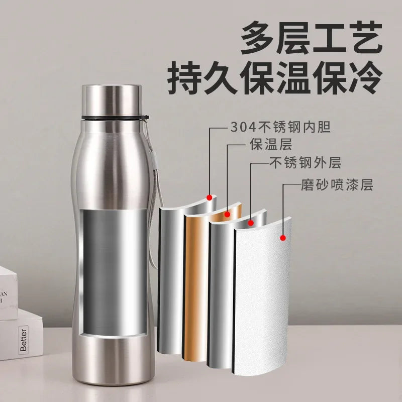 Stay Hydrated 1L 316 Stainless Steel Sport Water Bottle