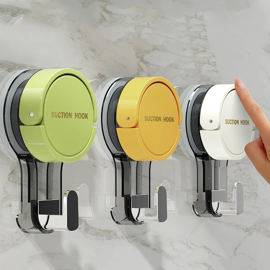 Hang It Anywhere Vacuum Suction Hooks – No-Drill Strong Hold