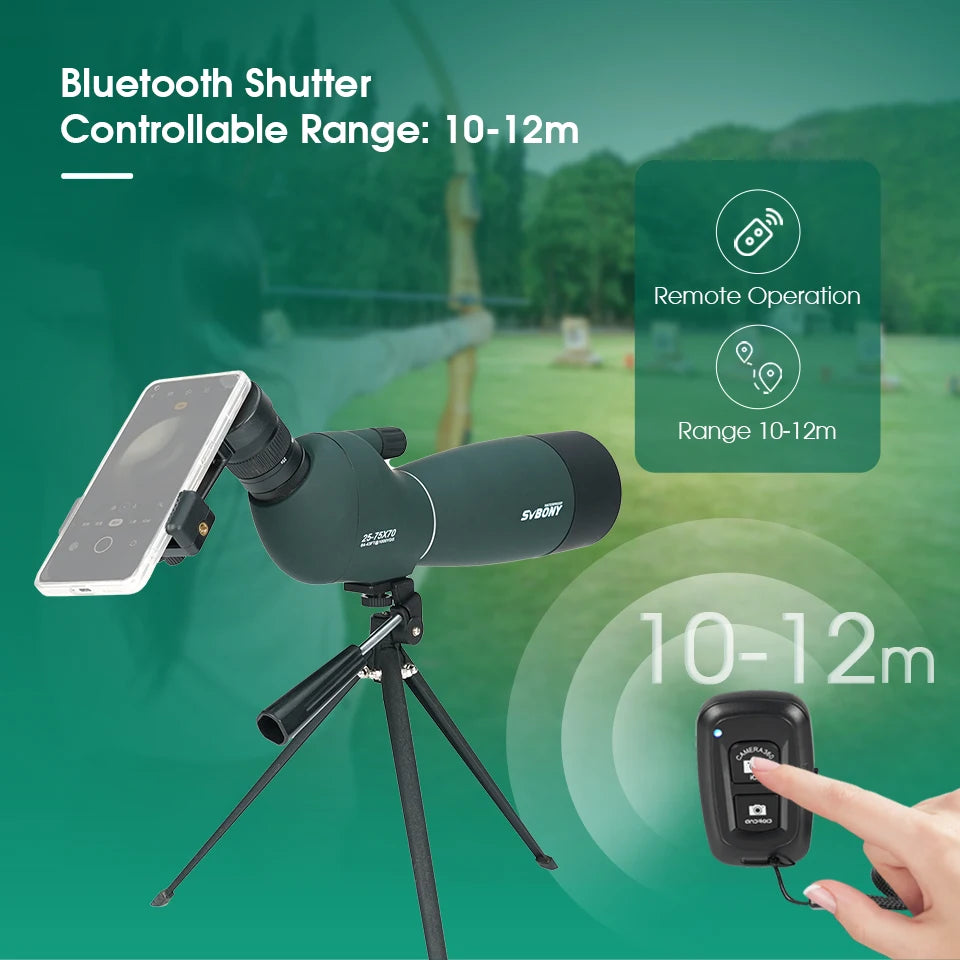 SVBONY SV28 Plus 25-75x Outdoor Spotting Scope