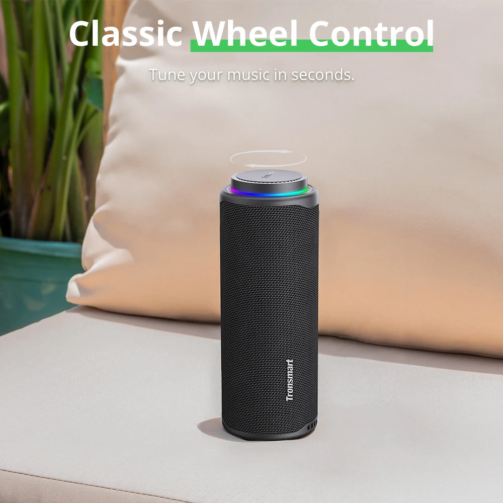 40W 360° Portable Bluetooth Speaker – Deep Bass & Waterproof