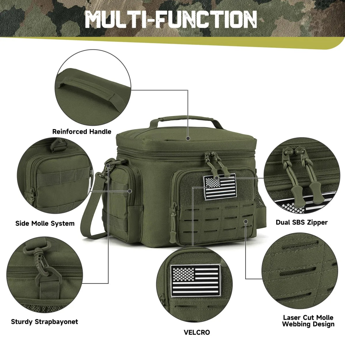 ReFire Gear Insulated Leakproof Tactical Lunch Bag