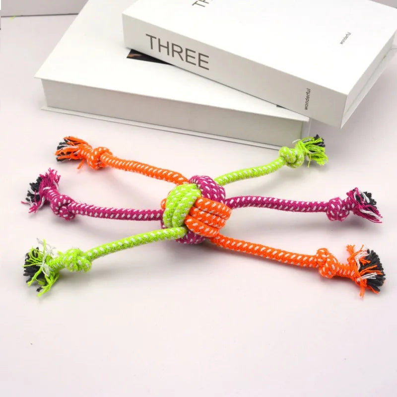 Durable Dog Rope Toy For Teeth Cleaning And Chewing