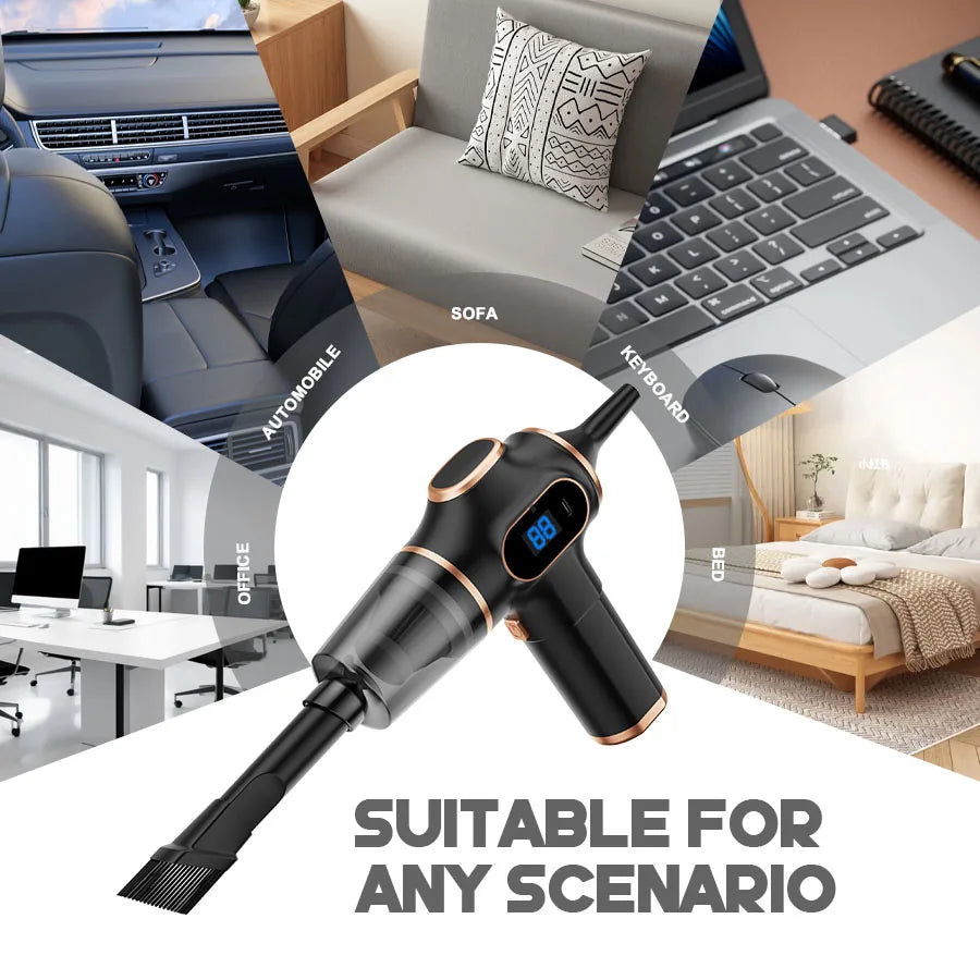 PowerClean Rechargeable Cordless Car Vacuum