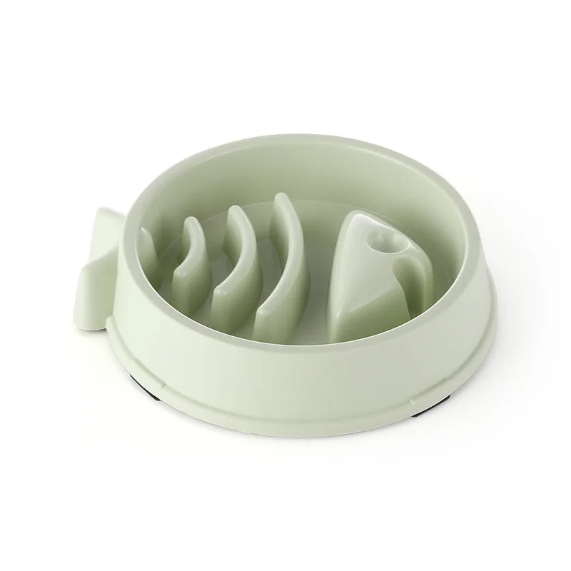 Slow Feeder Pet Bowl For Cats And Dogs Non Slip Anti Choking Maze Design