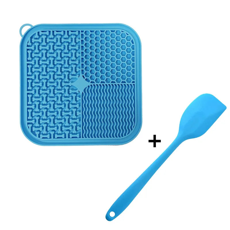 Licking Mat Slow Feeder For Dogs And Cats Suction Cups