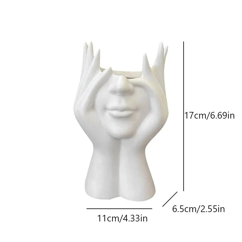 Make a Statement Sculptural Figure Desk & Beauty Organizer