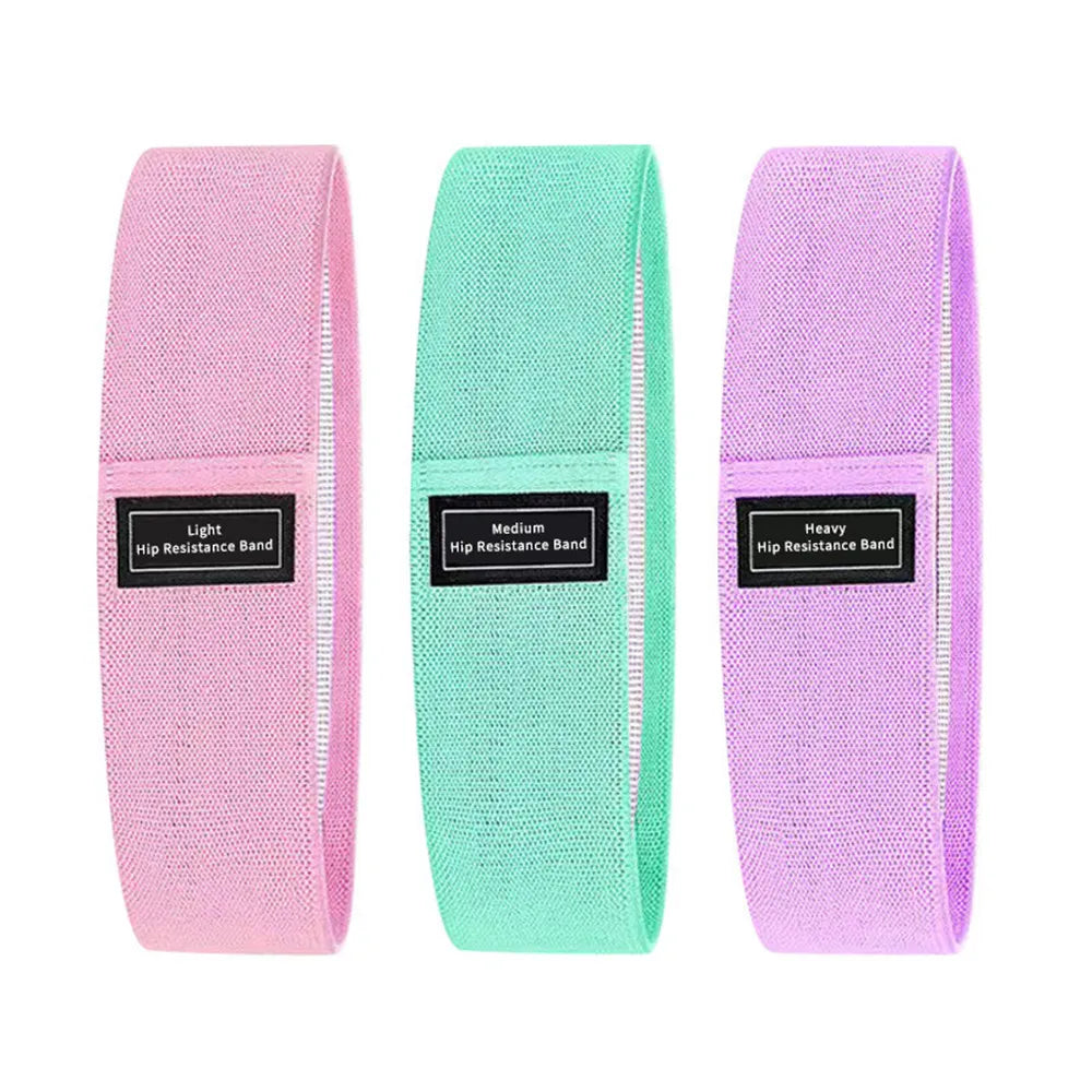 Resistance Loop Bands Set Of 3 For Home Workouts And Glutes Training
