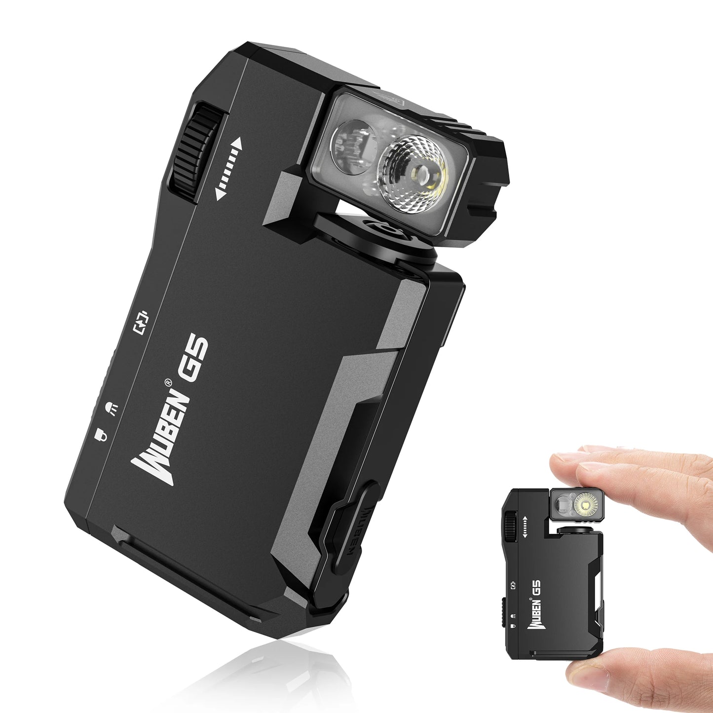500LM Rechargeable Magnetic EDC Flashlight with USB-C