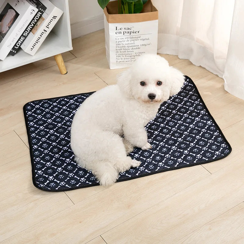 Reusable Dog Pee Pad Blanket Absorbent Washable Training Mat