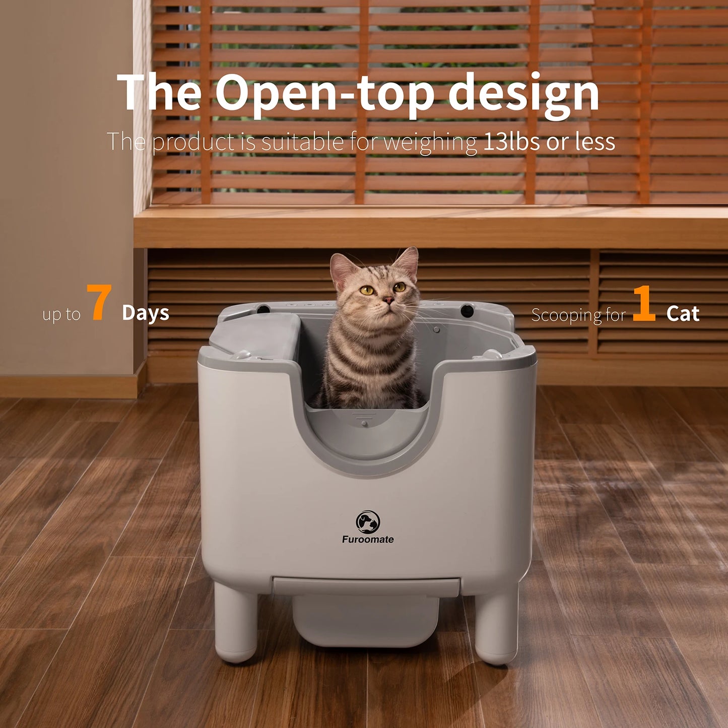 Furoomate F6 Self Cleaning Litter Box With Odor Control