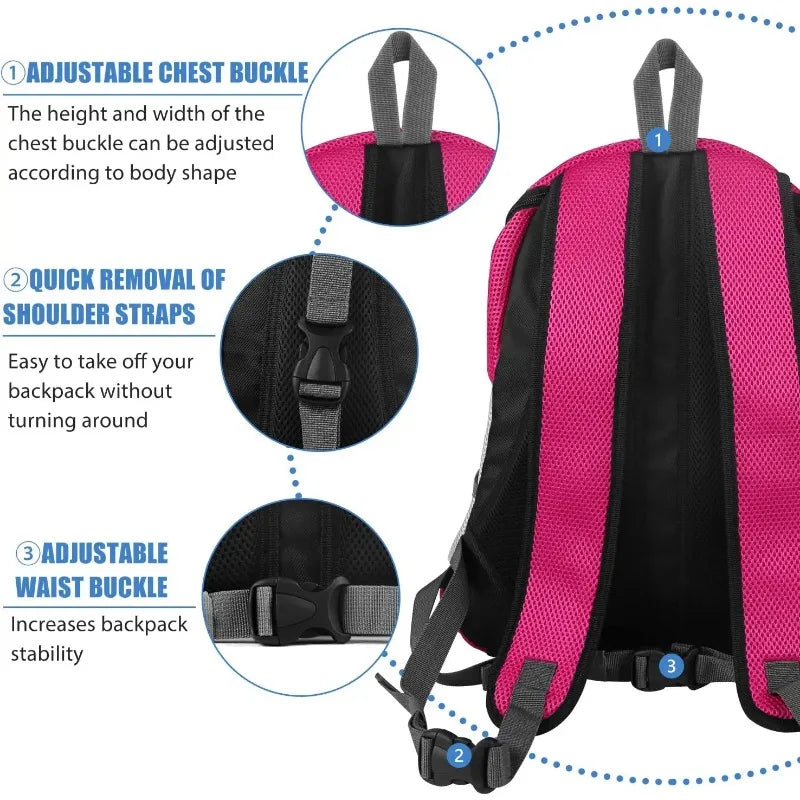 Nylon Double Shoulder Dog Carrier Backpack for Travel