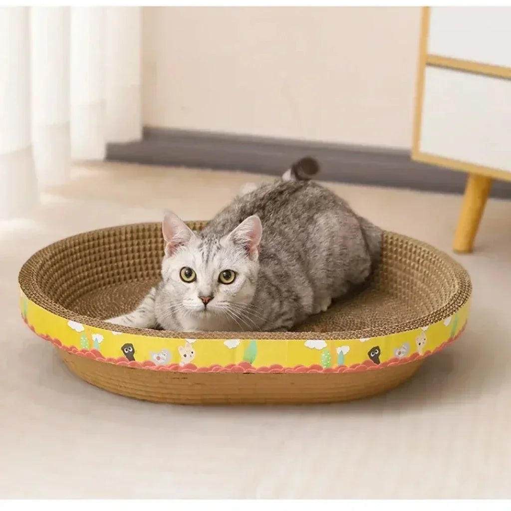Cat Scratching Board Nest Corrugated Paper Claw Grinding Toy
