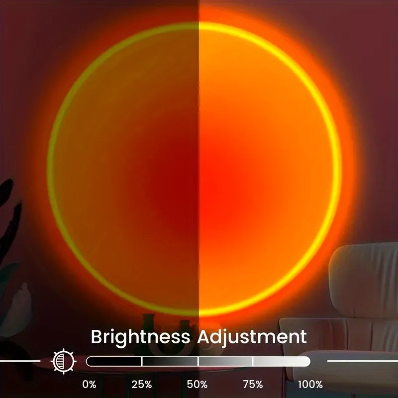 Liuyangmao Sunset Light Projection LED With Remote 16 RGB Night Light For Bedroom