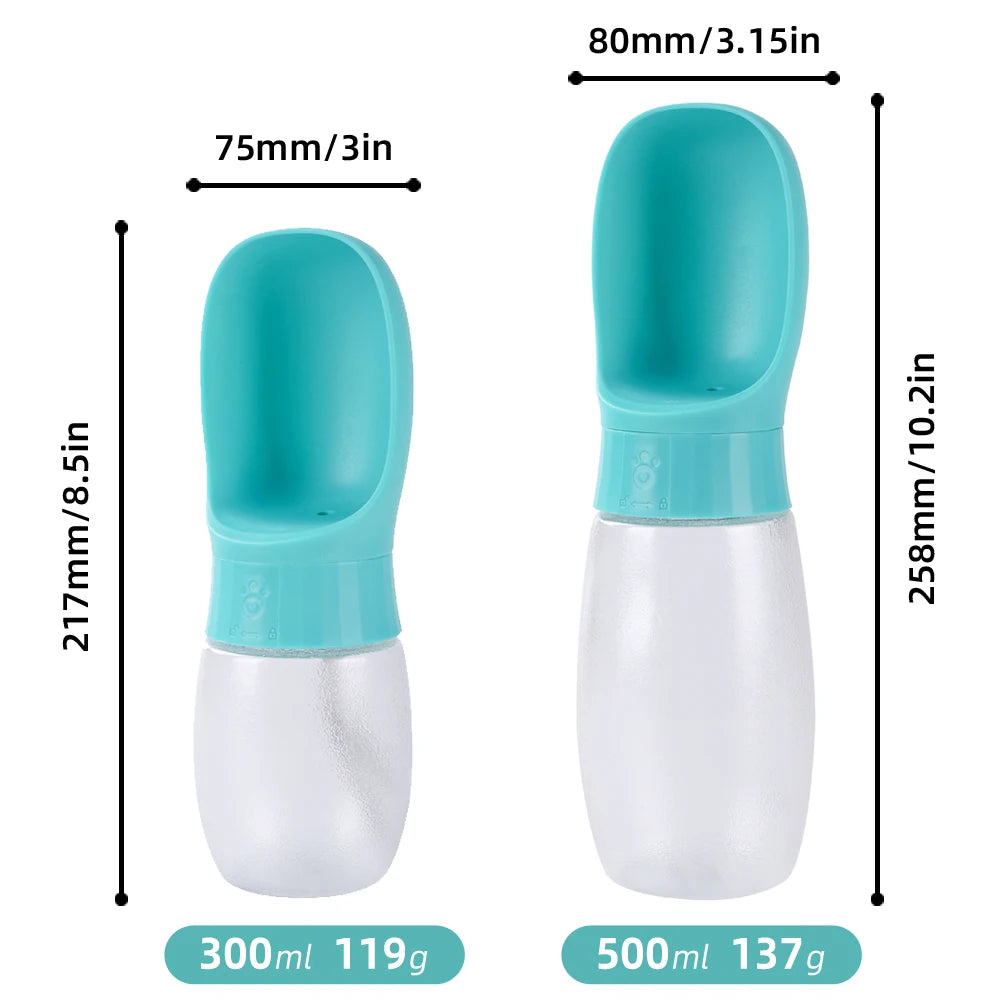 Holapet Portable Dog Water Bottle With Leakproof Dispenser Travel