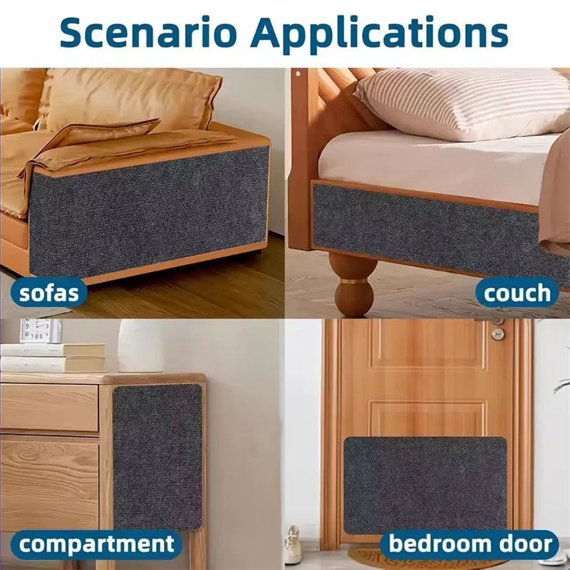Cat Scratcher Mat Self Adhesive Carpet Scratch Pad Sofa Protector