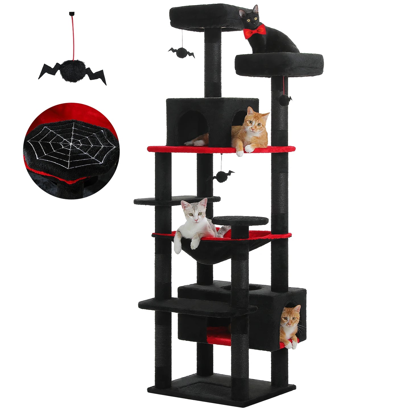 PAWZ Road Cat Tree Tower With Scratching Posts And Perches