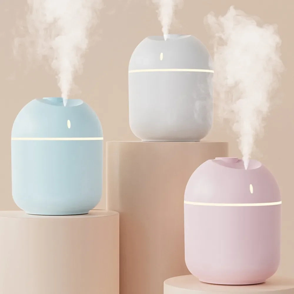 Air Humidifier USB Powered 270ML Aroma Diffuser Night Light Home Office