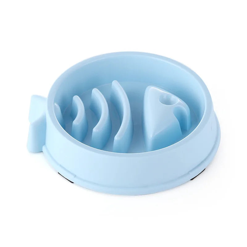 Slow Feeder Pet Bowl For Cats And Dogs Non Slip Anti Choking Maze Design