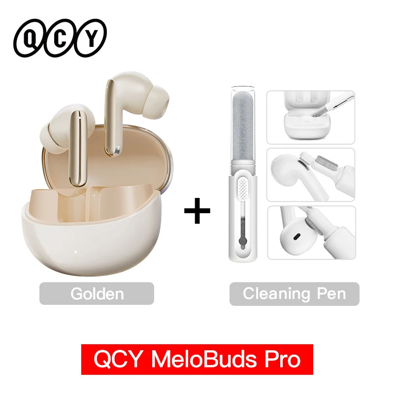 QCY MeloBuds Pro ANC Earphones 46dB Hybrid LDAC For Music Lovers
