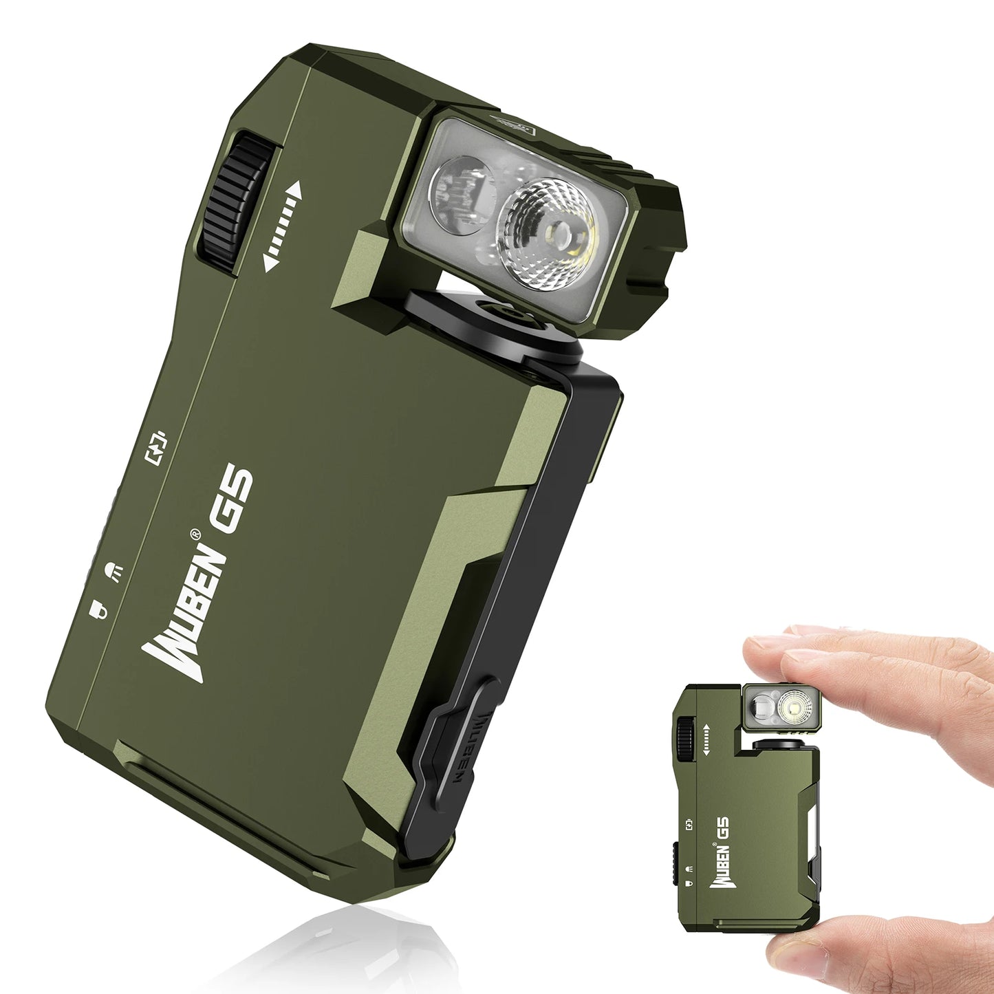 500LM Rechargeable Magnetic EDC Flashlight with USB-C
