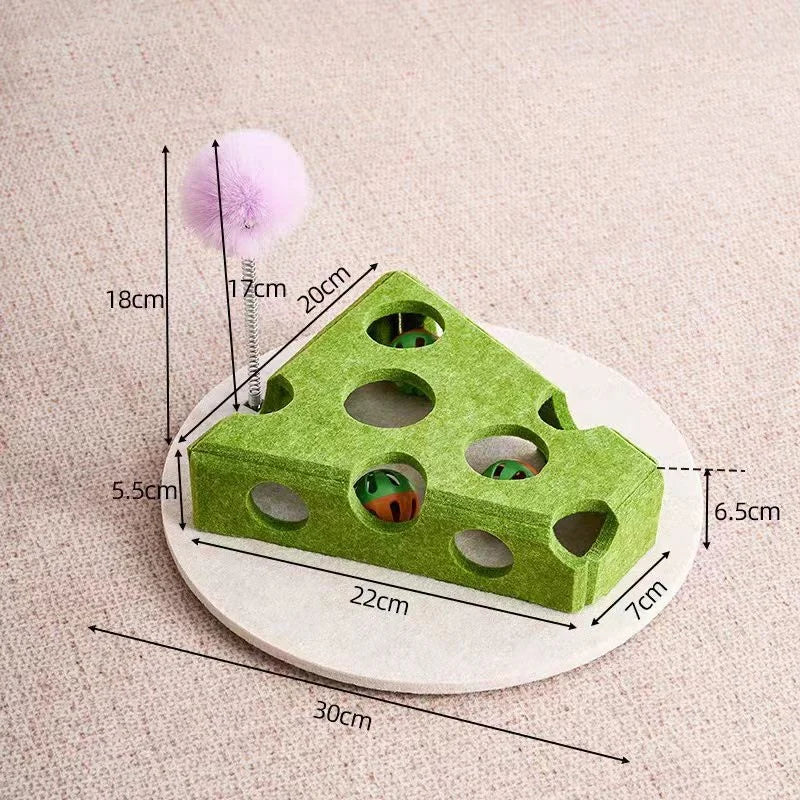 Interactive Cat Maze Puzzle Toy With Bell Balls For Cats