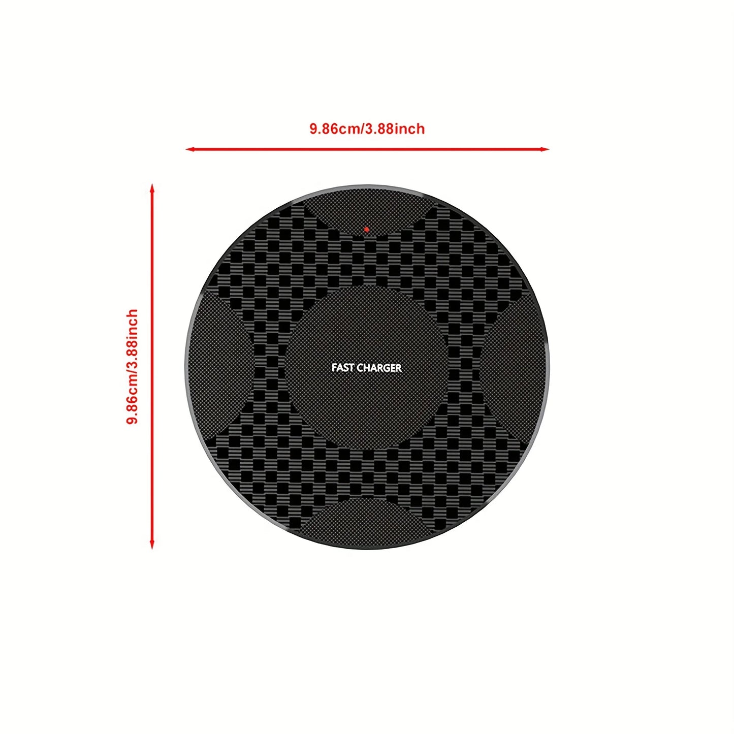 Wireless Charger Pad Stand Ultra Thin 10W Fast Charge For iPhone And Android