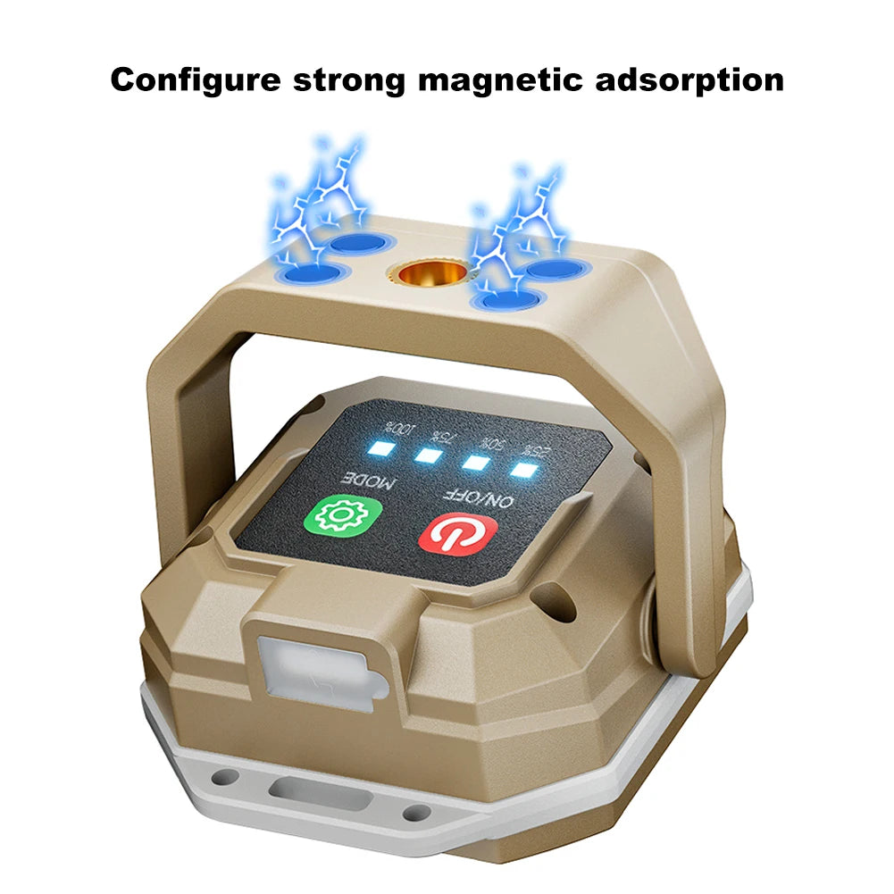 Rechargeable COB LED Magnetic Work Light – 500LM Adjustable