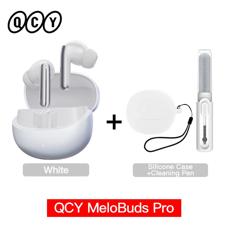 QCY MeloBuds Pro ANC Earphones 46dB Hybrid LDAC For Music Lovers