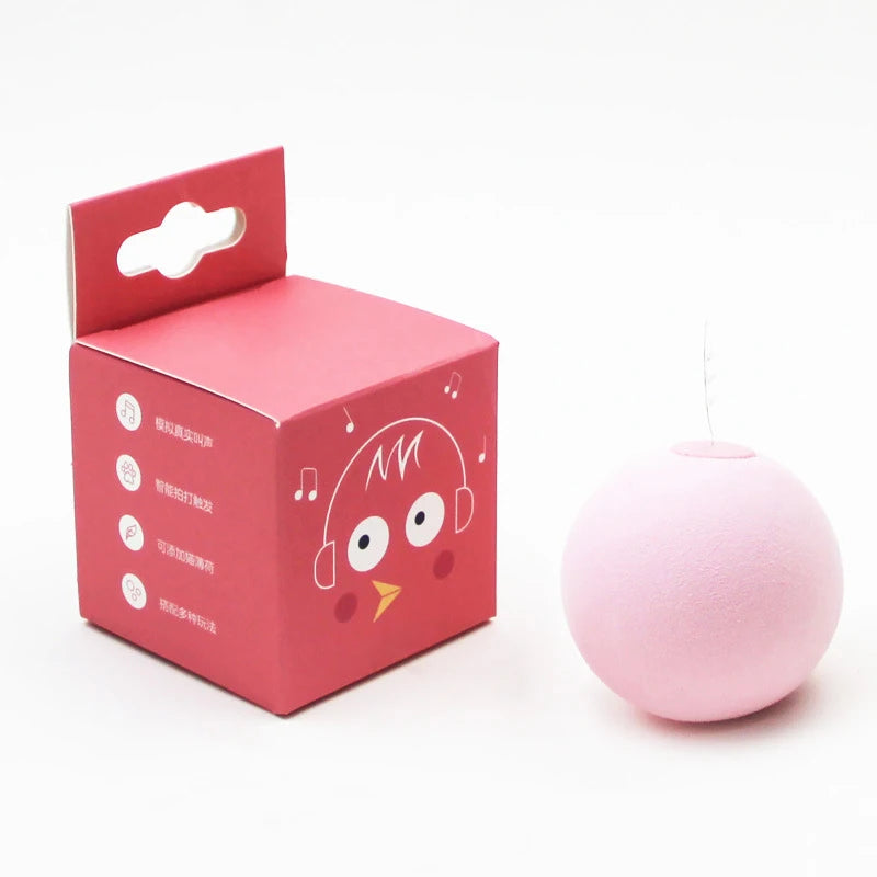 Smart Cat Toys Interactive Ball Squeaky Plush Catnip Training Toy