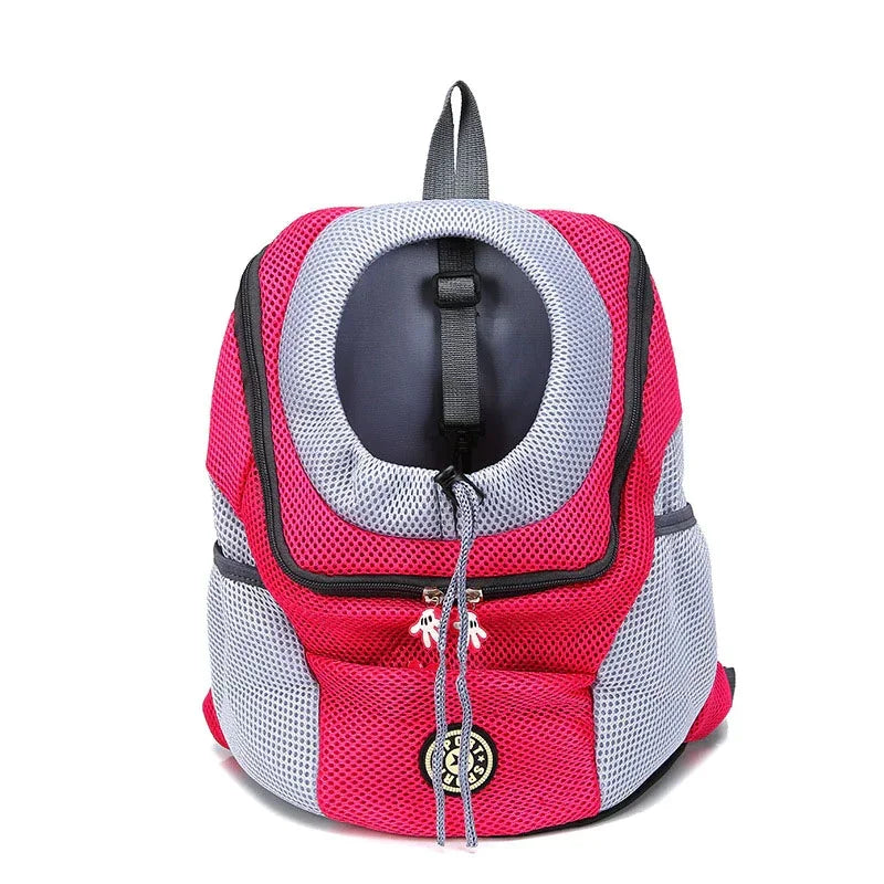 Nylon Double Shoulder Dog Carrier Backpack for Travel