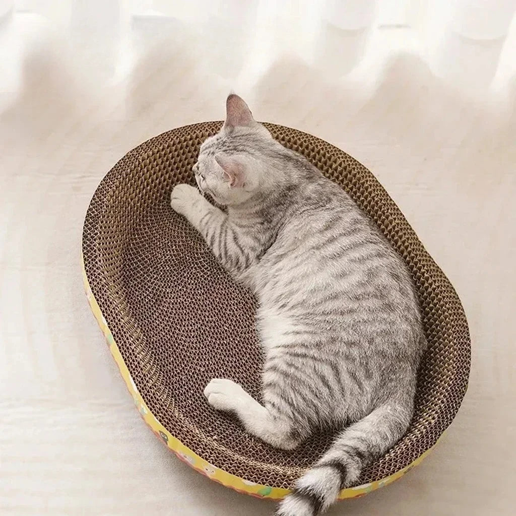 Cat Scratching Board Nest Corrugated Paper Claw Grinding Toy
