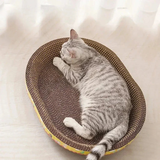 Cat Scratching Board Nest Corrugated Paper Claw Grinding Toy