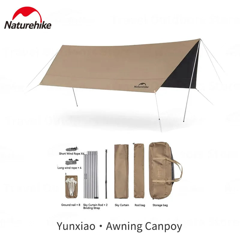 Gather in the Shade Hexagonal Waterproof Outdoor Canopy