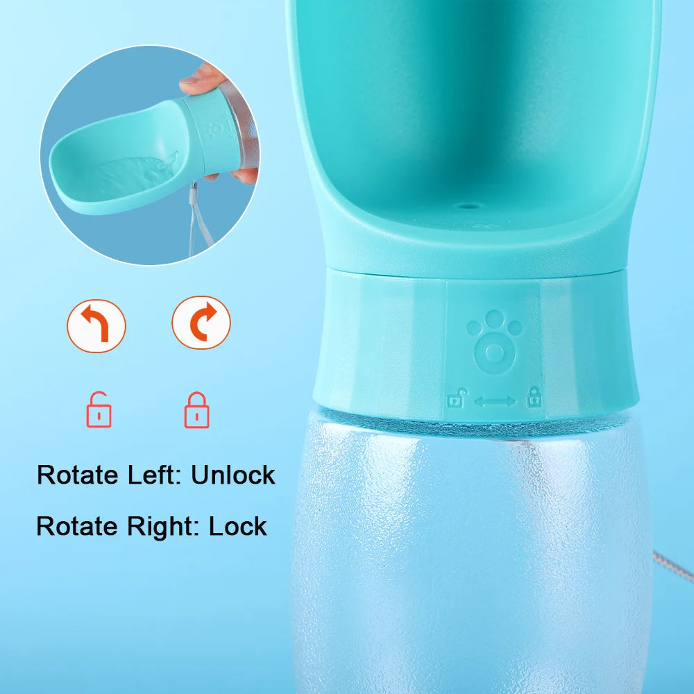Holapet Portable Dog Water Bottle With Leakproof Dispenser Travel