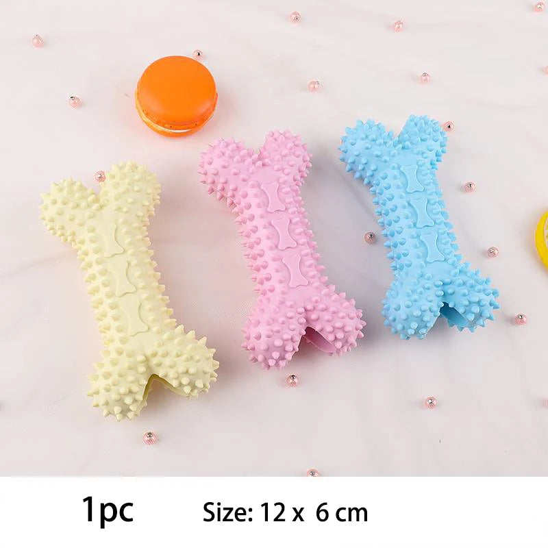 FEEUNM TPR Knot Chew Toys For Small Dogs Bite Resistant