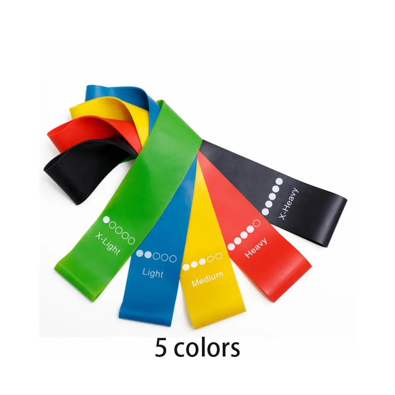 TPE Resistance Bands Set Rubber Loop Bands For Strength Training
